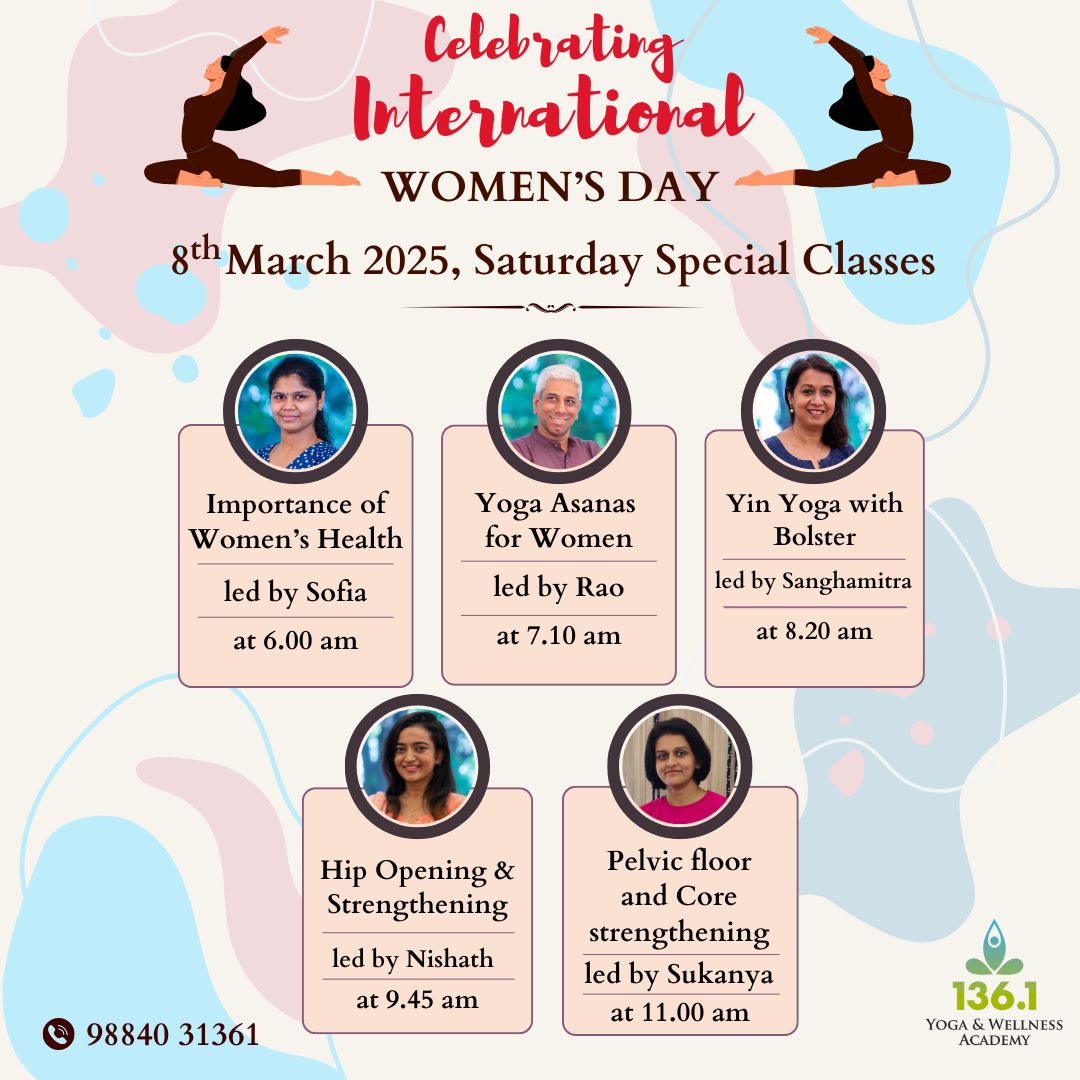 136point1yoga - Women's day Insta post